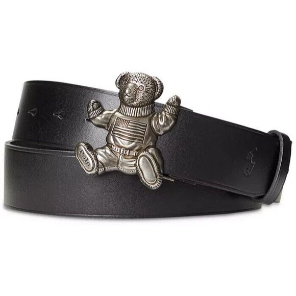 Polo Ralph Lauren Other - NWT $198 Polo Ralph Lauren MEN'S BELT  42 Polo Bear Leather Belt